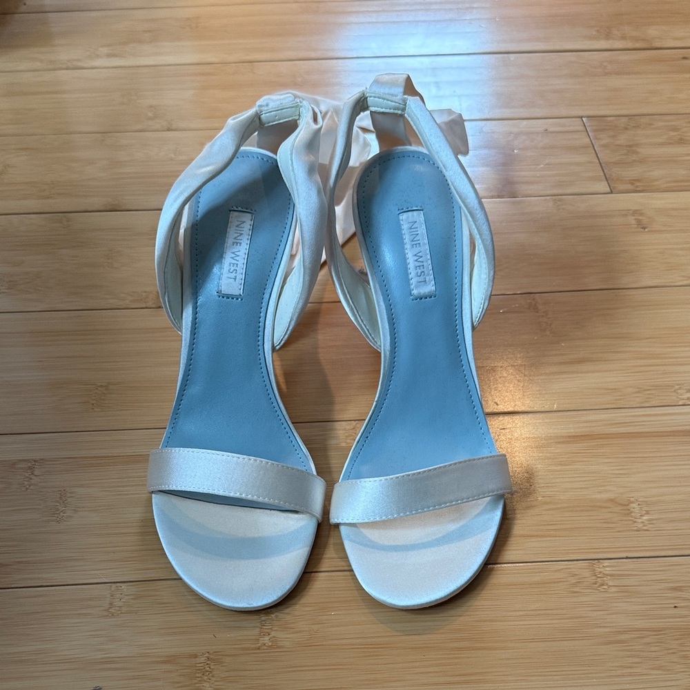 Nine West Kelsie Ankle Wrap Heeled Sandals
